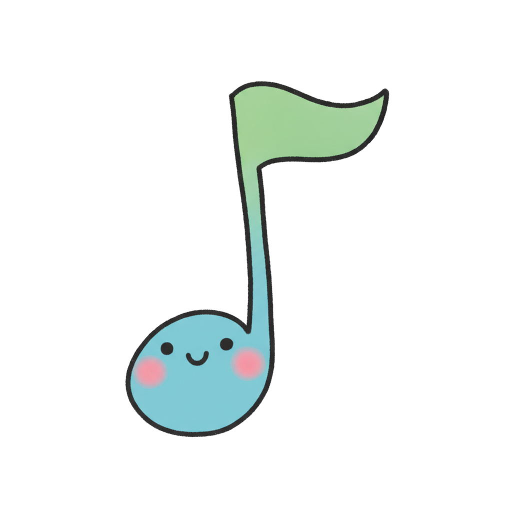 노래（歌曲）插畫
